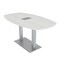 Skutchi Designs 33.5 in W, 69.5 in L, 29 in H, Engineered Wood Top, White HAR-ABOT-34X70-DOU-ELEC-WHCYPRESS - alternate 1
